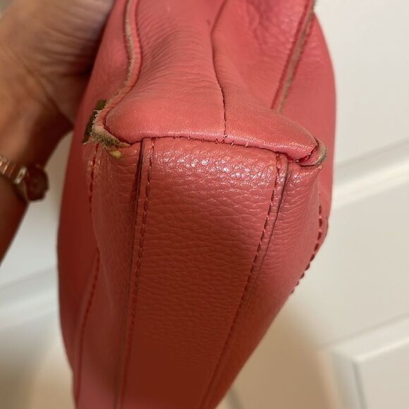 The Sak Pink Lucia Leather Bag, crossbody purse - Picture 7 of 11